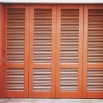 pintu garasi kayu jati