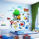 Desain Kamar Tidur Serba Doraemon Yang Imut